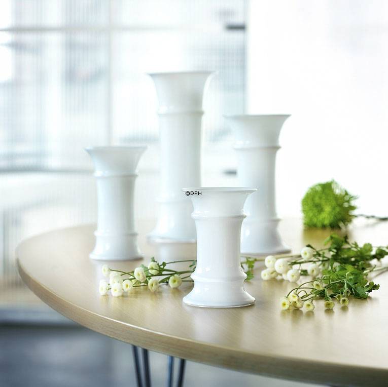 Holmegaard MB vase, opal, stor