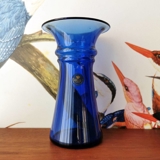 Holmegaard Harmony Vase blau, mittel