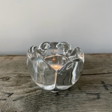 Holmegaard Lotus candle holder, small.