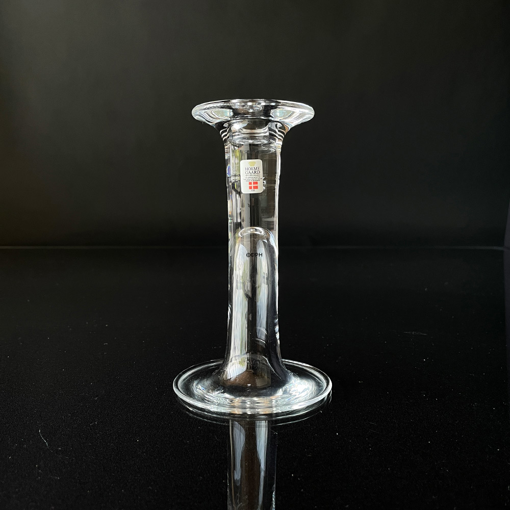 Holmegaard Merkur lysestage, klar, mellem