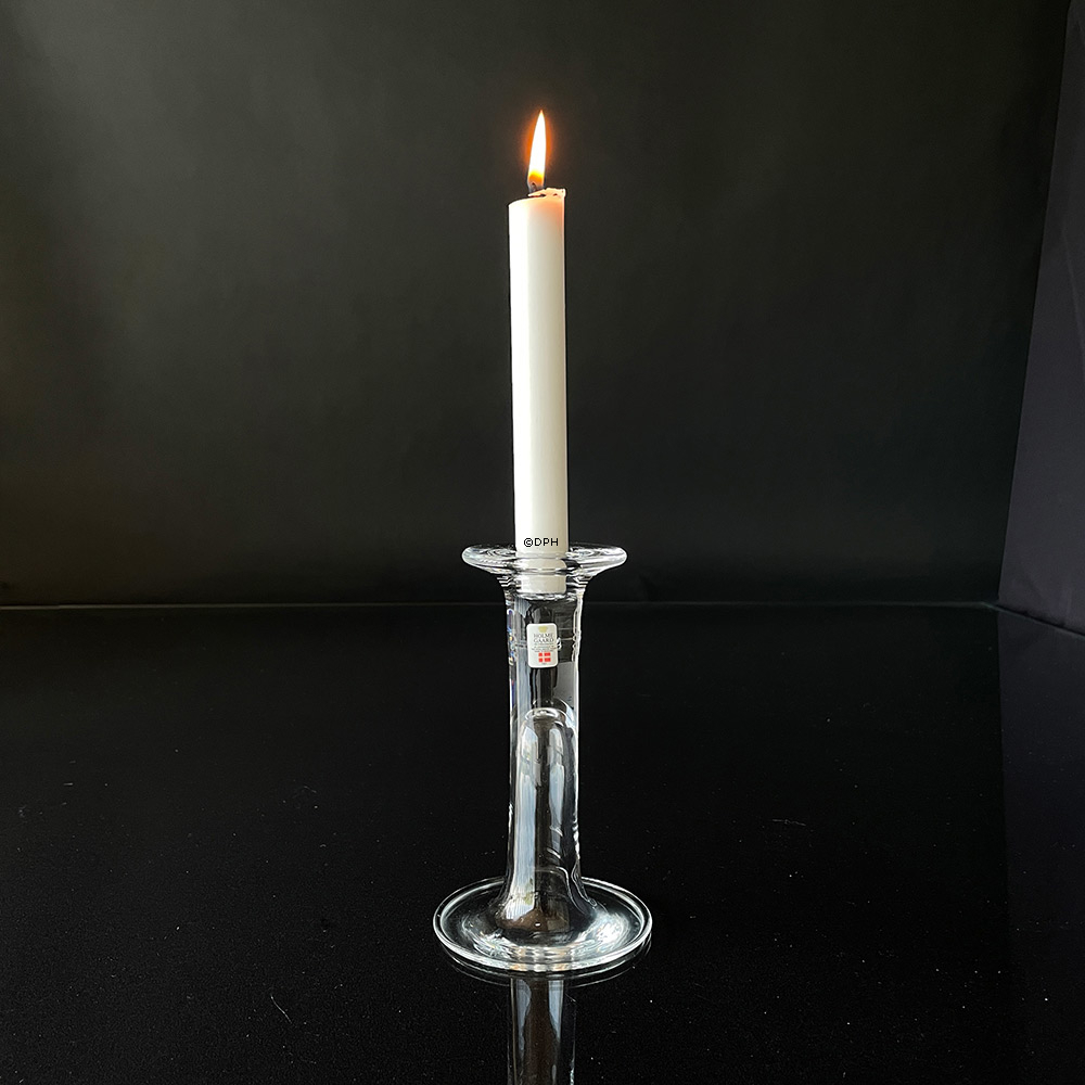 Holmegaard Merkur lysestage, klar, mellem