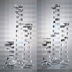 Holmegaard Merkur lysestage, klar, mellem