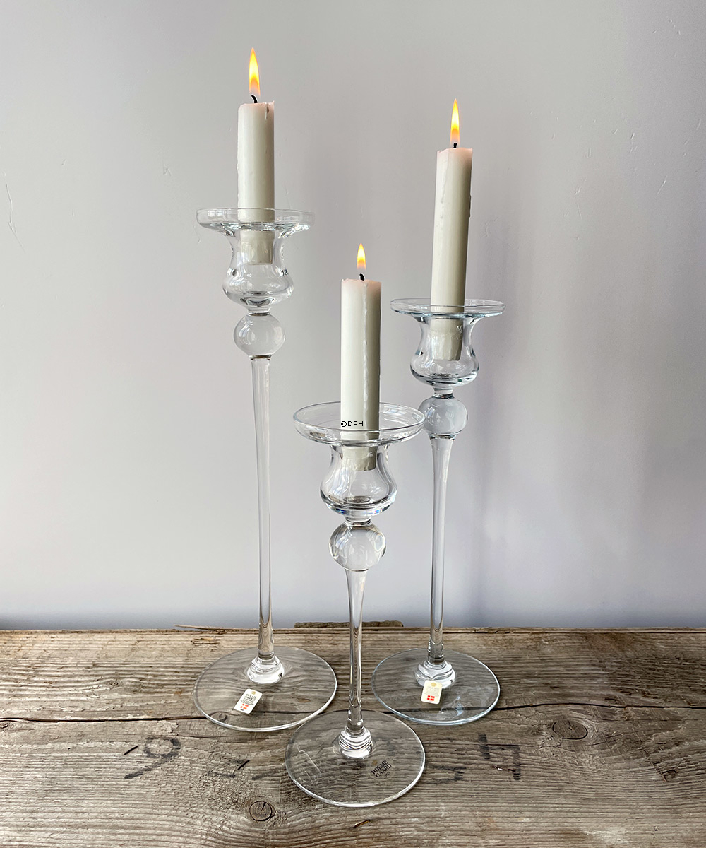 Holmegaard Cassiopeia lysestage, klar, lille