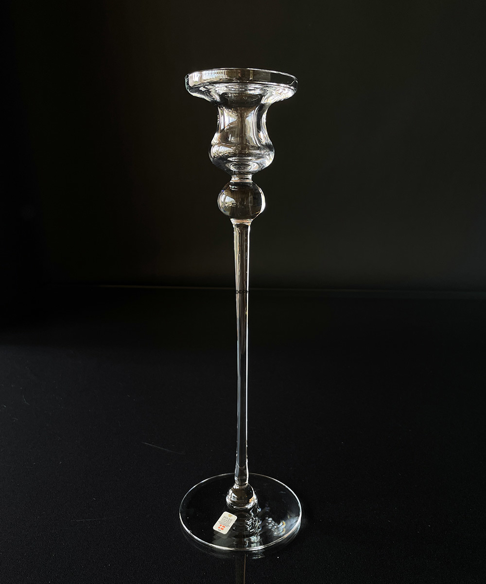 Holmegaard Cassiopeia lysestager, klar, stor