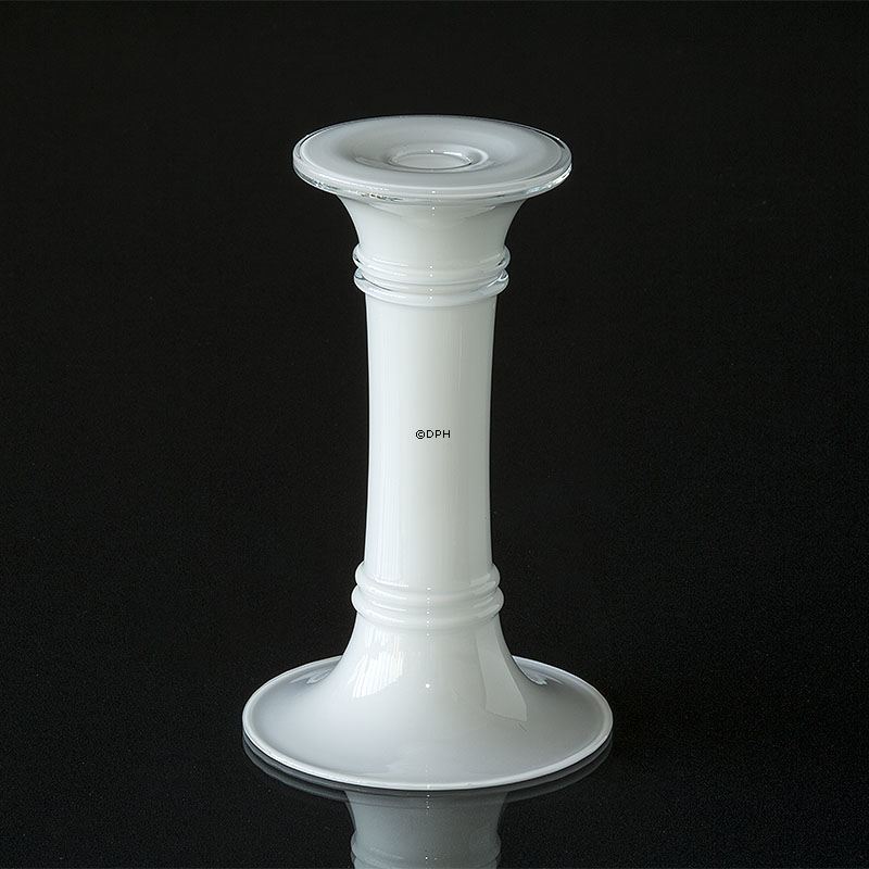 Holmegaard MB lysestage, opal, mellem