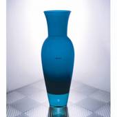 Holmegaard Harlekin vase, blå, lille