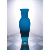 Holmegaard Harlekin Vase, blue, medium