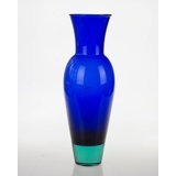 Holmegaard Harlekin Vase, blue, large