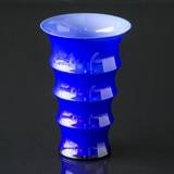 Holmegaard Karen Blixen vase, blå, mellem