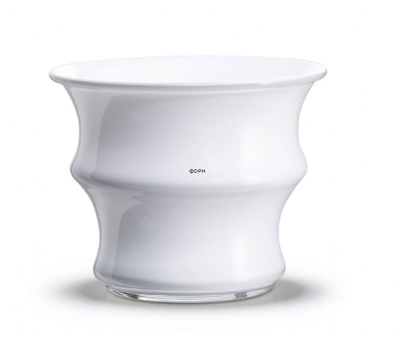 Holmegaard Karen Blixen hvid urtepotteskjuler, lille