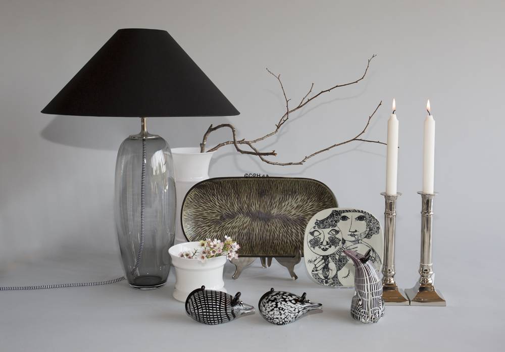 Holmegaard MB urtepotteskjuler, opal, mellem