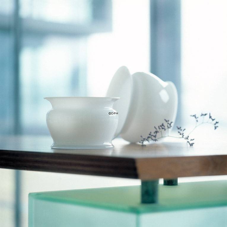 Holmegaard Amfora urtepotteskjuler, opal, mellem