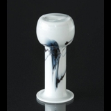 holmegaard candle holder/ vase Atlantis with blue decoration