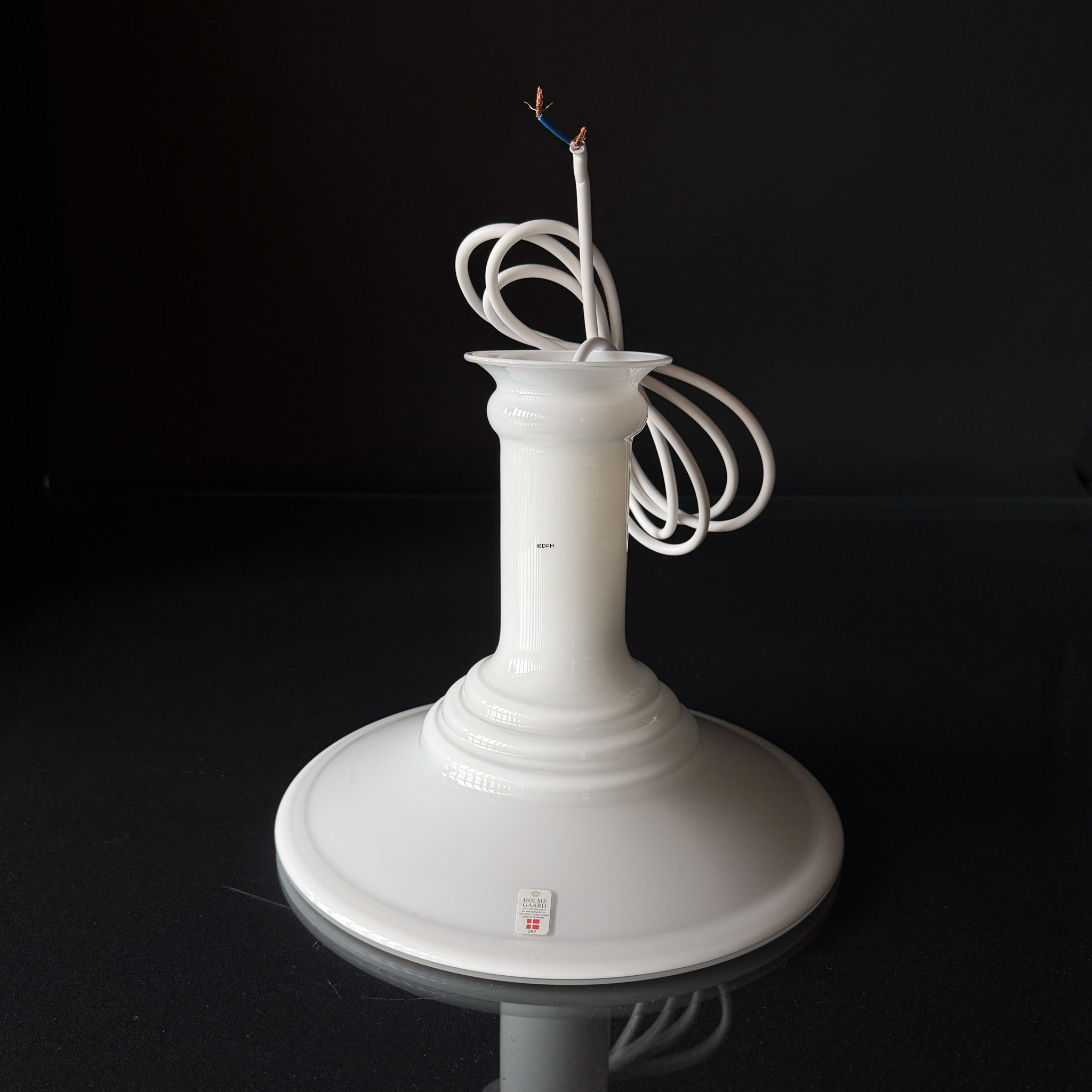 Holmegaard Mythos Pendel 300 -  Opal Hvid Ø30 cm (Brugt )