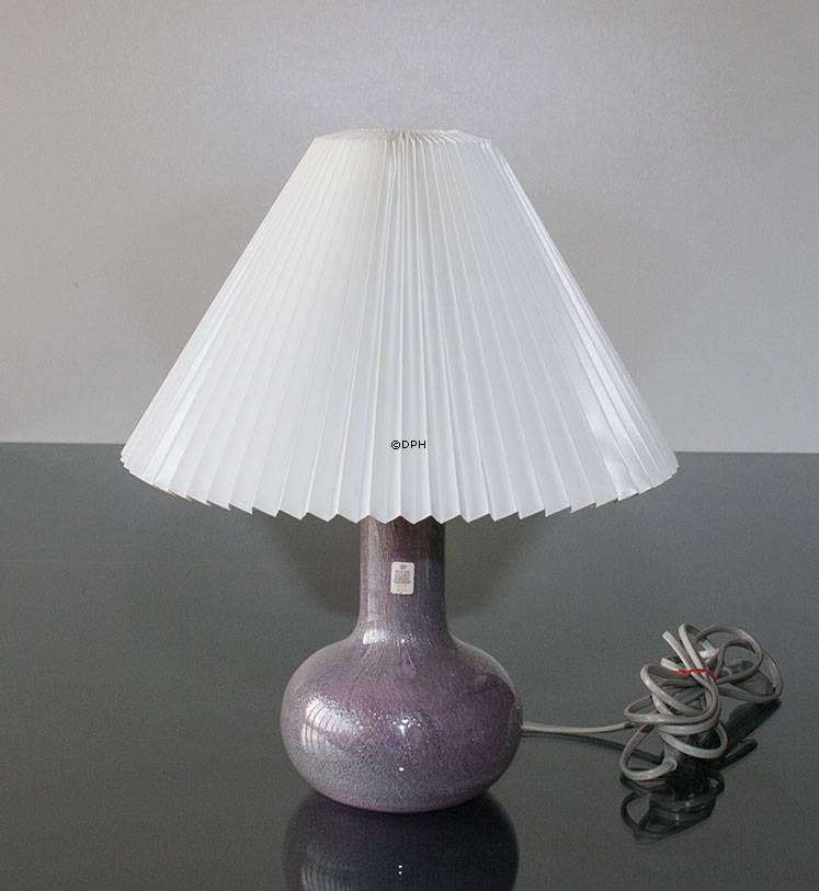 Holmegaard Bordlampe Troll 1, grå/rosa - Udgået af produktion