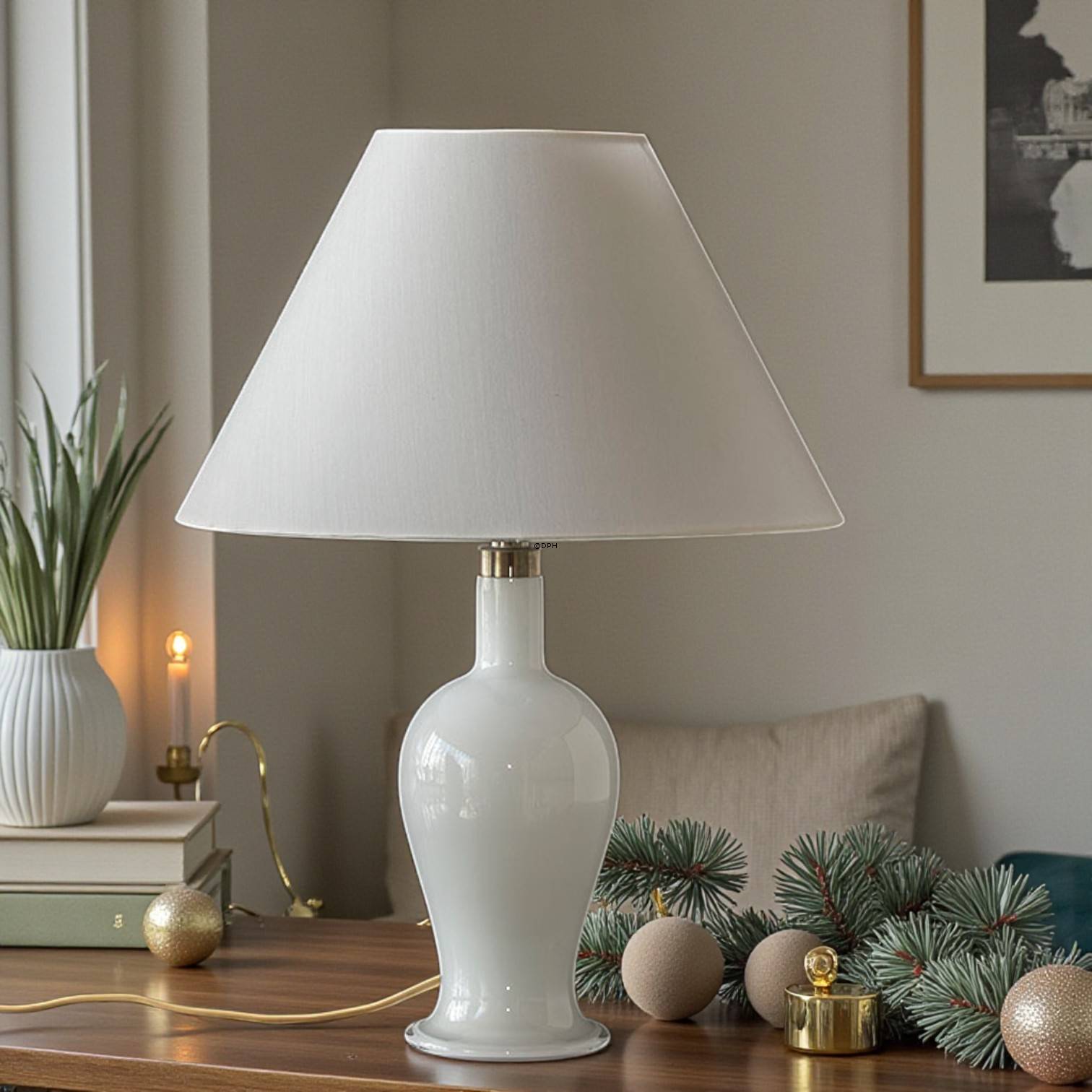 Holmegaard Torino Bordlampe, mellem - Udgået af produktion