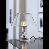 Holmegaard One bordlampe, klar, lille - Udgået af produktion