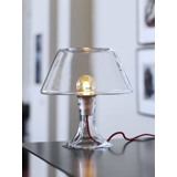 Holmegaard One bordlampe, klar, lille - Udgået af produktion