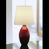 Holmegaard Cocoon (Base) Table lamp, red, small 
- Discontinued
