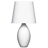 Holmegaard Cocoon (Base) Bordlampe, hvid, lille - Udgået af produktion