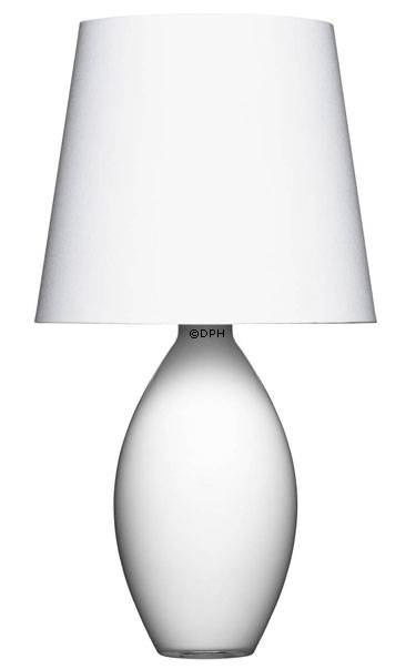 Holmegaard Cocoon (Base) Bordlampe, hvid, lille - Udgået af produktion