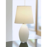 Holmegaard Cocoon (Base) Bordlampe, hvid, stor - Udgået af produktion