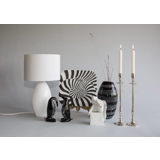 Holmegaard Cocoon (Base) Bordlampe, hvid, stor - Udgået af produktion