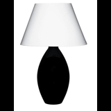 Holmegaard Cocoon (Base) Bordlampe, sort, stor - Udgået af produktion