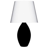 Holmegaard Cocoon (Base) Bordlampe, sort, stor - Udgået af produktion