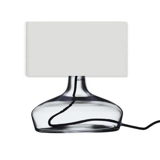 Lampeskærm i hvid chintz passer til Holmegaard Bordlampe Mood