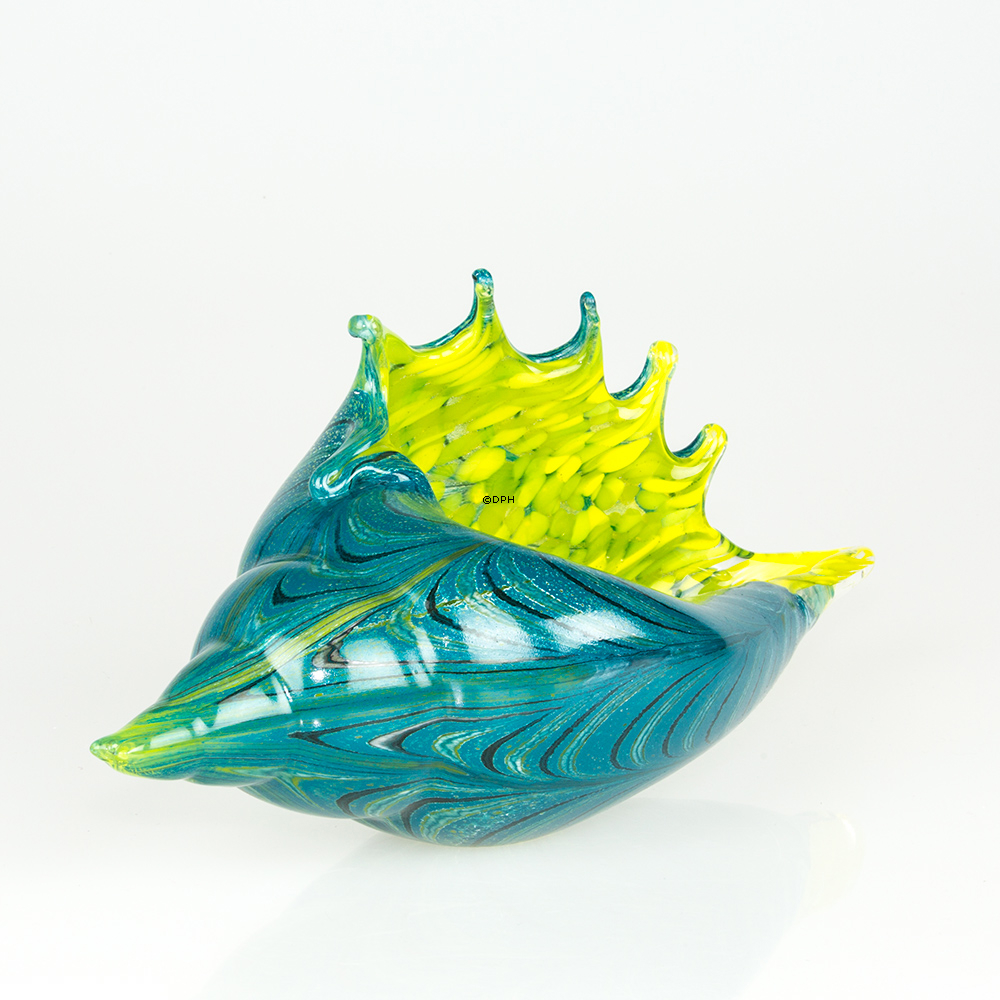 Glaskonkylie - Skål, Glaskunst, Mundblæst