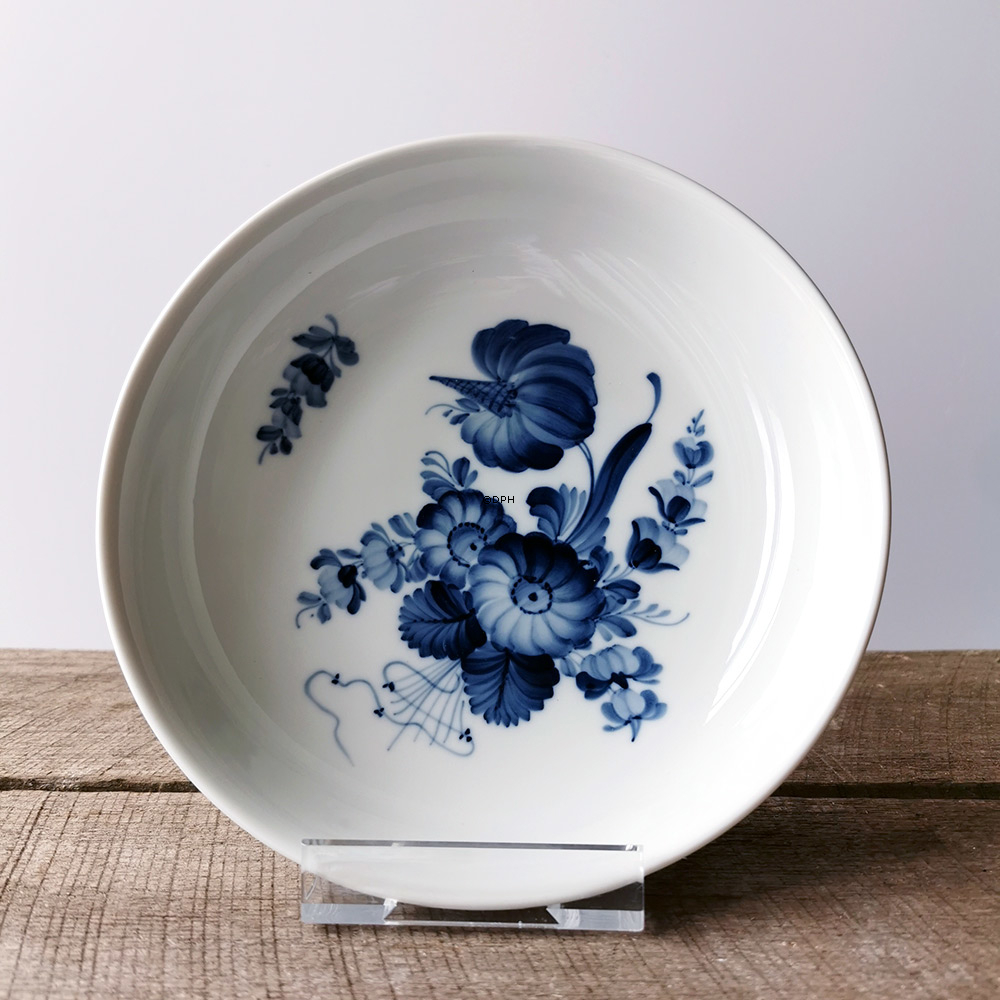 Blå Blomst skål rund 19cm nr. 4018