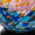 Stor glasskål med lys blå bund 24x27cm, Mundblæst glaskunst, | Nr. 4500 | DPH Trading