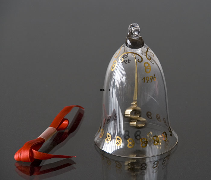 Årets glasklokke 1996 Kringle. Holmegaard Christmas