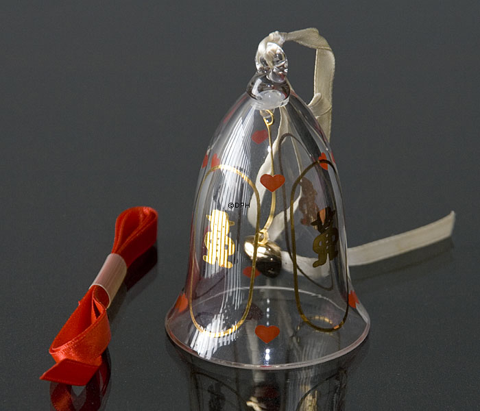 Årets glasklokke 2001,kagemand. Holmegaard Christmas