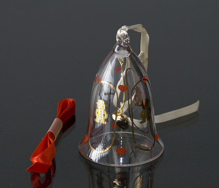 Årets glasklokke 2001,kagemand. Holmegaard Christmas