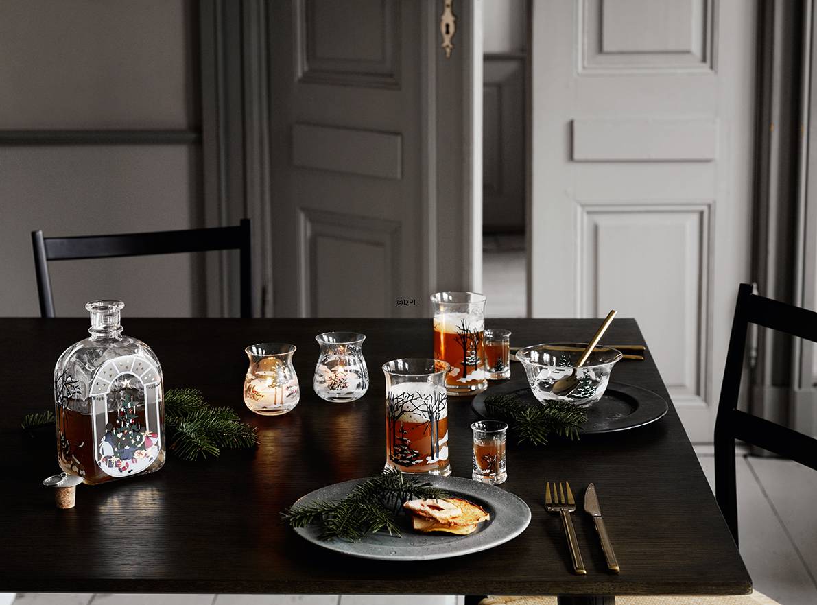 Juledramglas 2016, 2 stk. Holmegaard Christmas