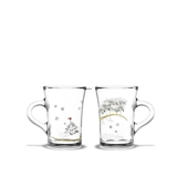 Christmas hot drink glasses 2017, 2 pcs., Holmegaard Christmas