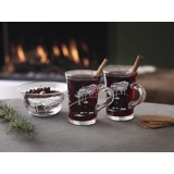 Jule hot drink glas 2017, 2 stk. Holmegaard Christmas