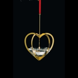 Annual Christmas Candleholder 2005, Heart. Holmegaard Christmas