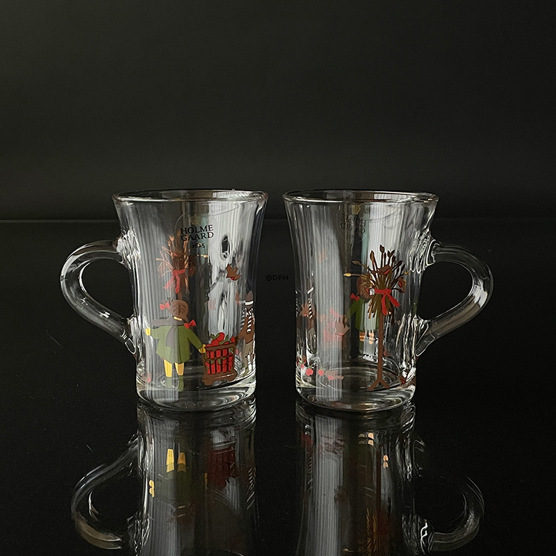 Jule hot drink glas 2022, 2 stk. Holmegaard Christmas