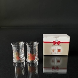 Dram glass 2022 Holmegaard Christmas 2 pcs.