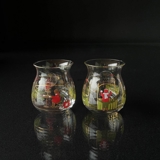 Tealight holders 2023, 2 pcs. Holmegaard Christmas