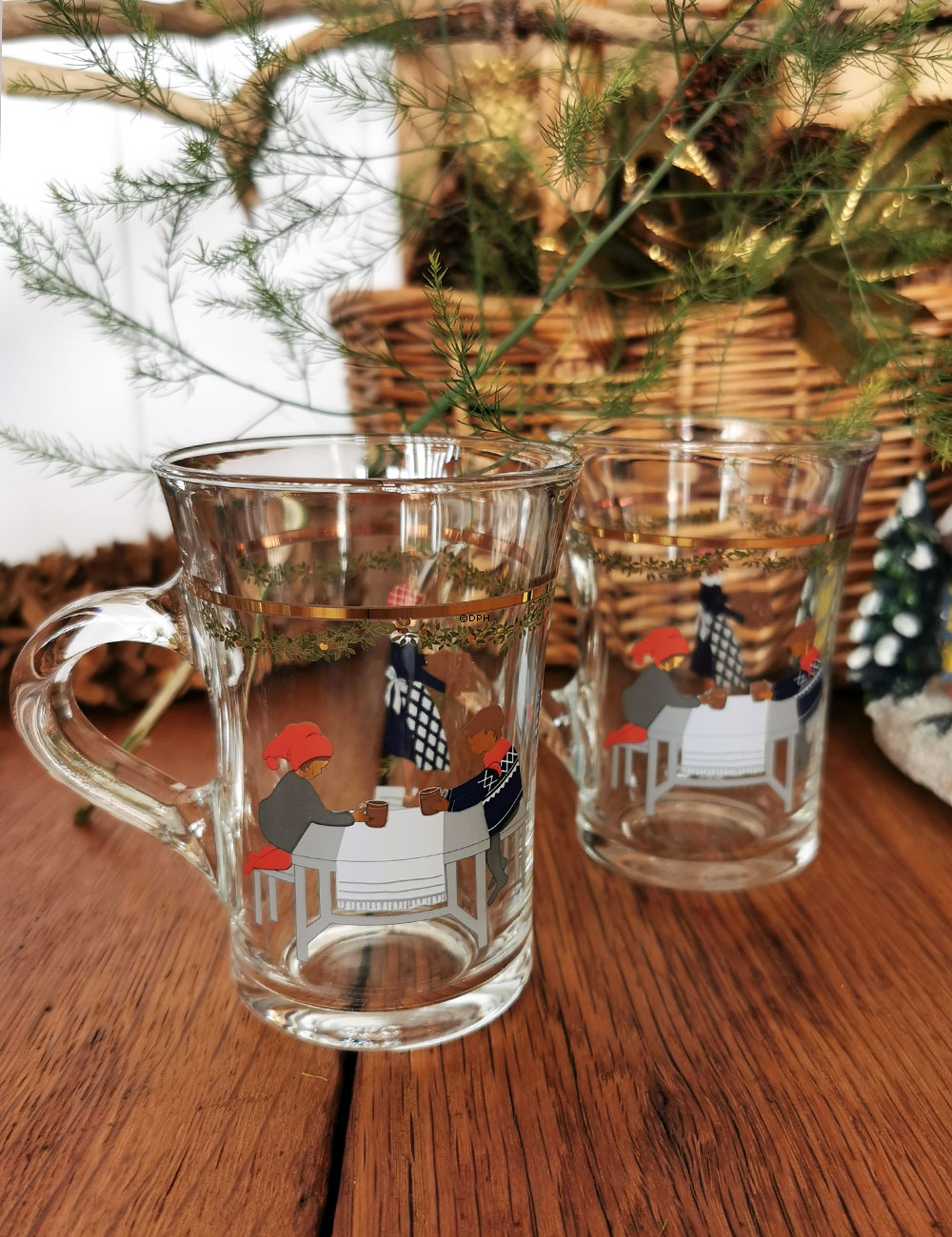 Jule hot drink glas 2024, 2 stk. Holmegaard Christmas