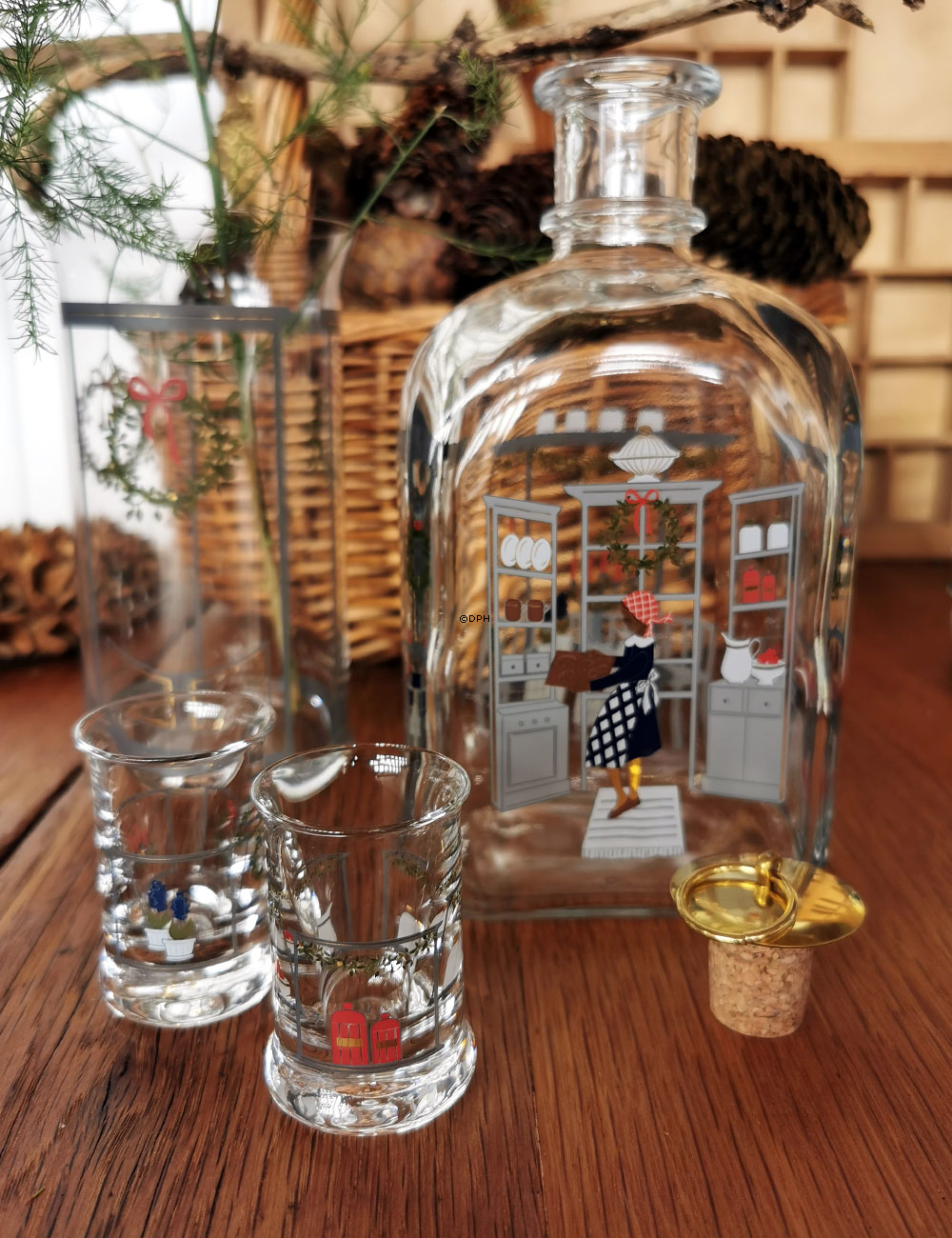 Juledramglas 2024, 2 stk. Holmegaard Christmas