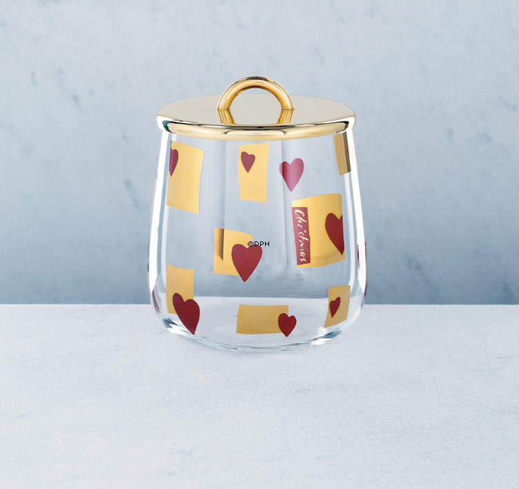 Holmegaard Crystal Christmas kageglas