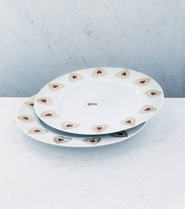 Holmegaard Crystal Christmas tallerken, 2 stk