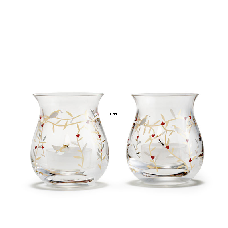 Julelyslygter 2010, 2 stk. Holmegaard Christmas