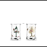 Dram glass 2014, 2 pcs. Holmegaard Christmas