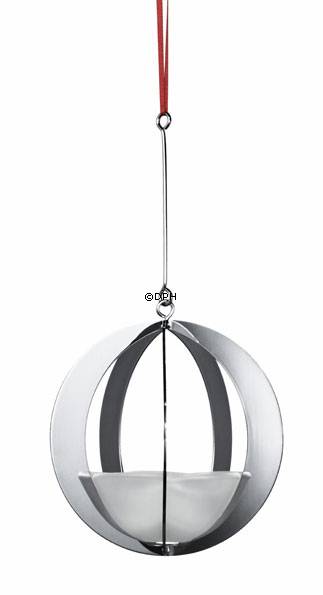 Årets julestage 2004, Kugle - sølv. Holmegaard Christmas